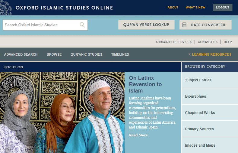 oxford islamics studies site